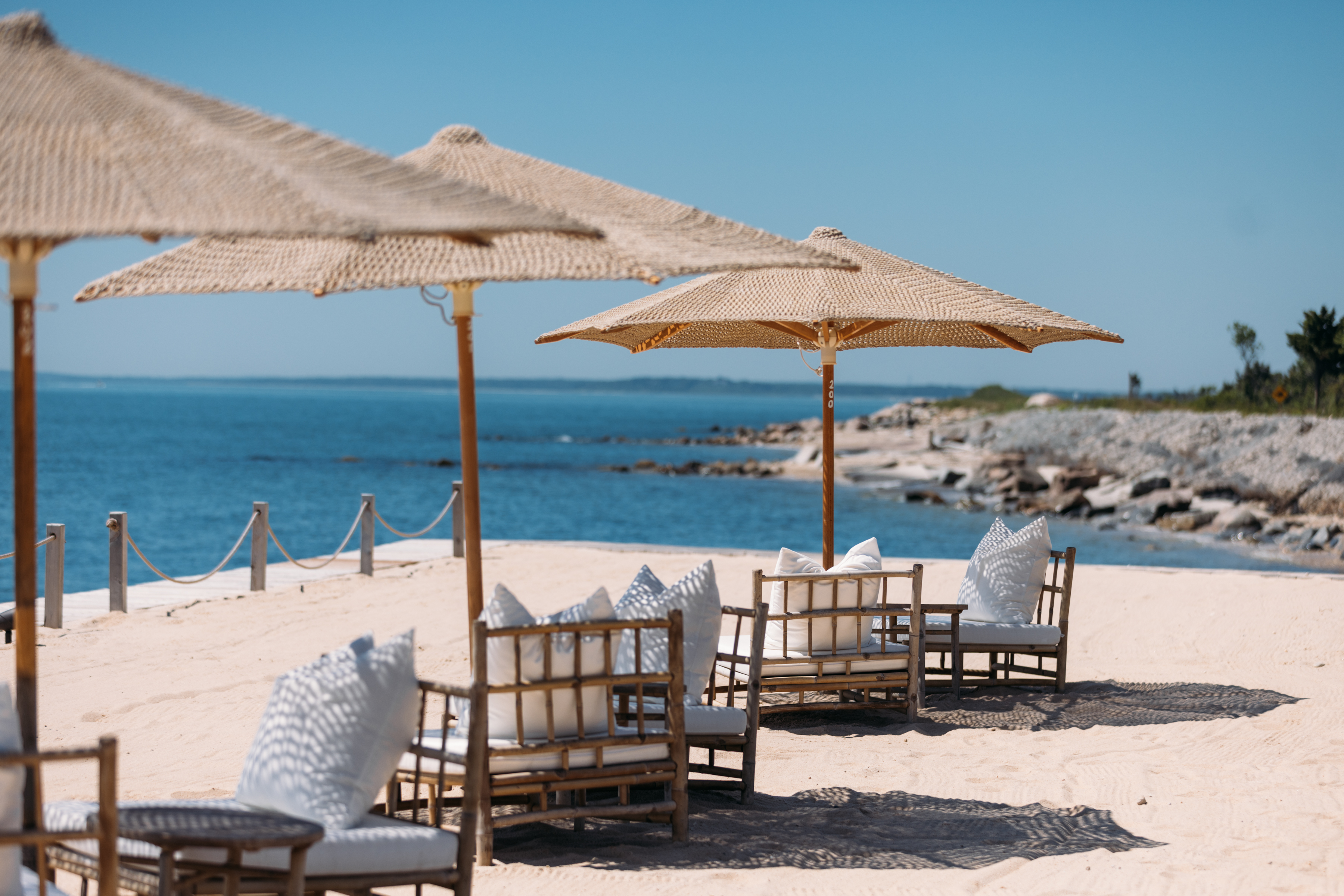 Beach Club seating - Water's Edge