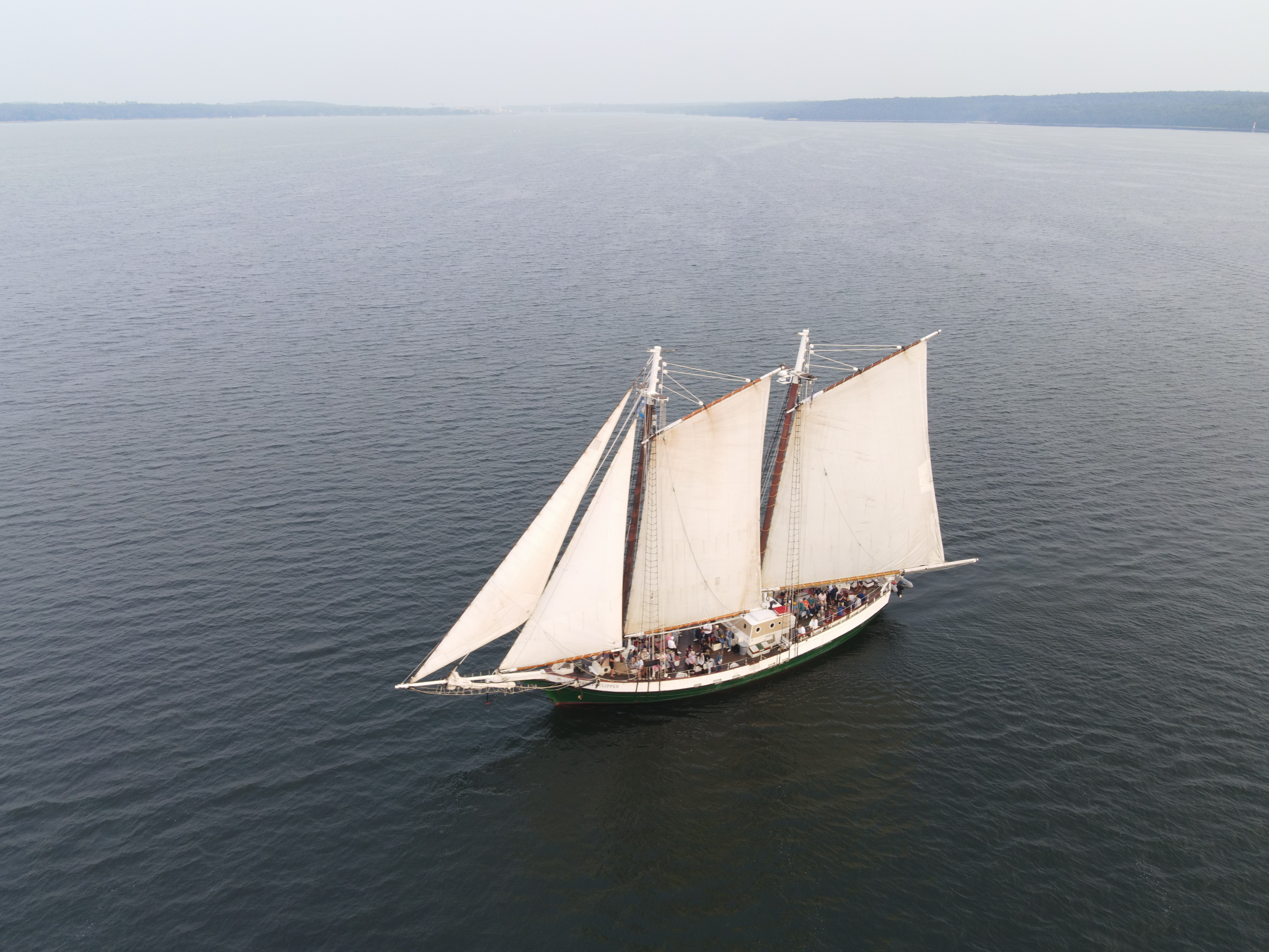 Liberty Clipper drone shot