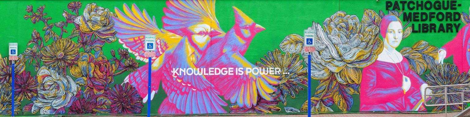 Patchogue-Medford Library - Side Mural