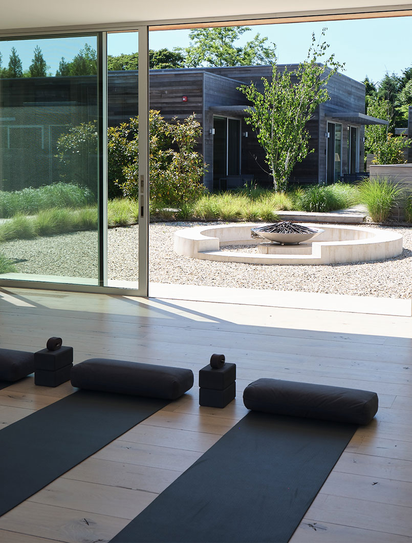 Shou Sugi Ban House Meditation Hall x Yoga