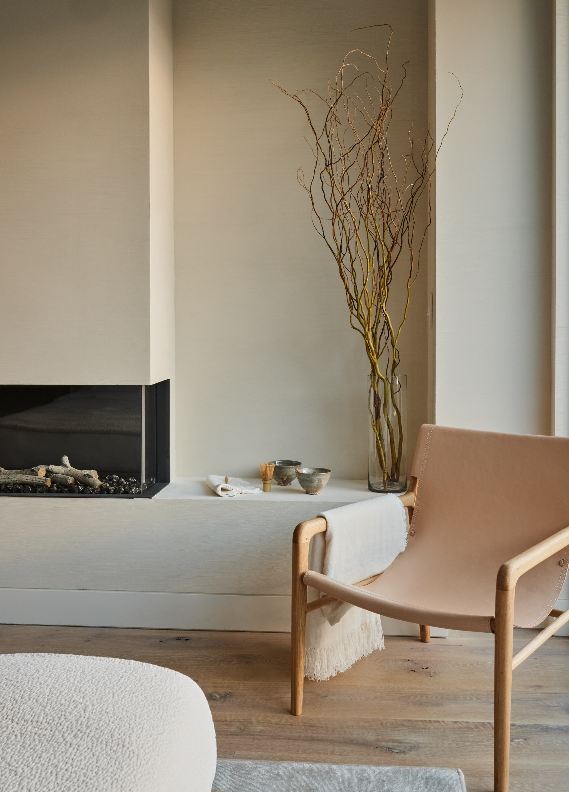 Shou Sugi Ban House Guest Studio Interior