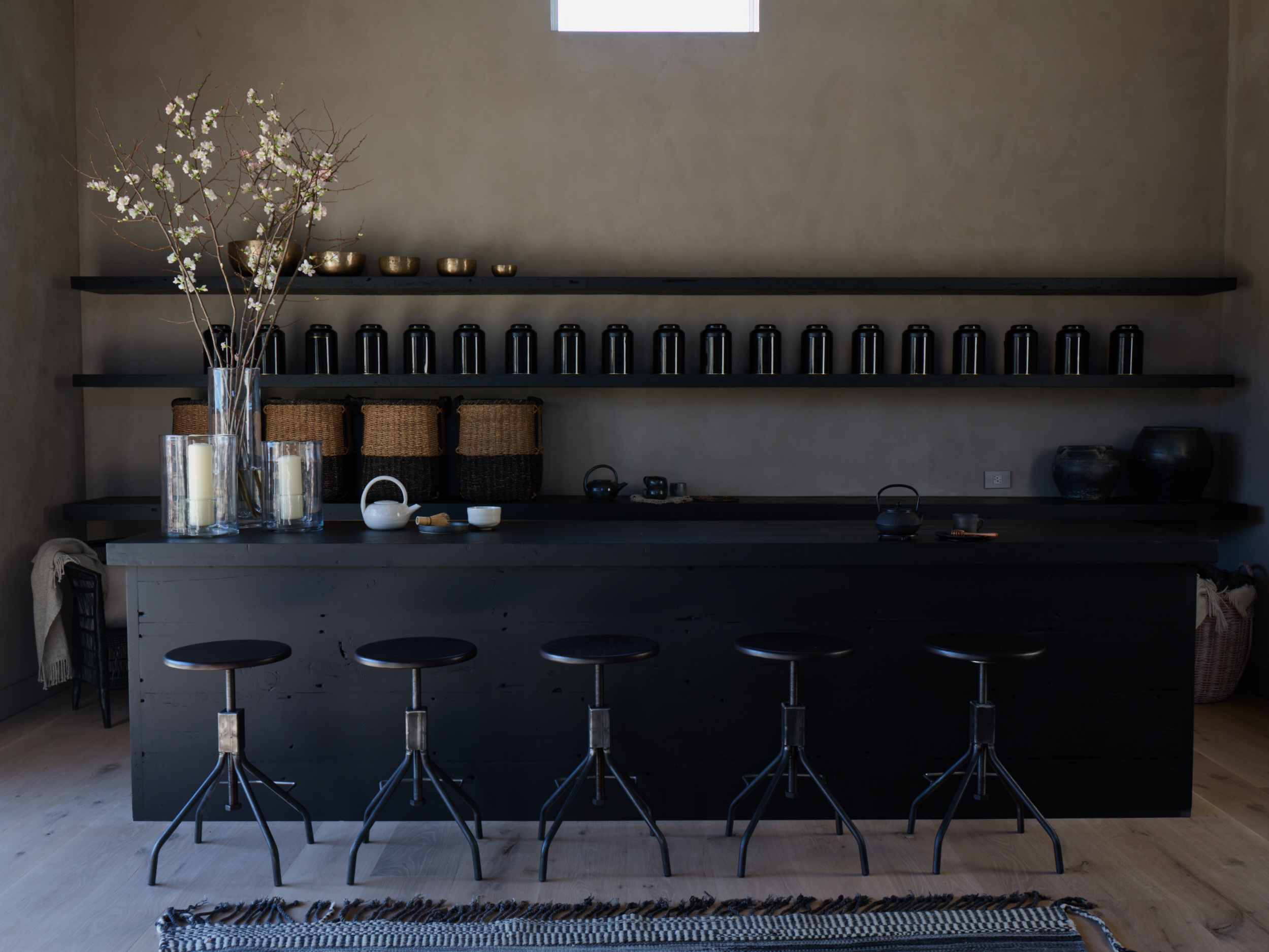 Shou Sugi Ban House Healing Arts Barn x Tea Bar