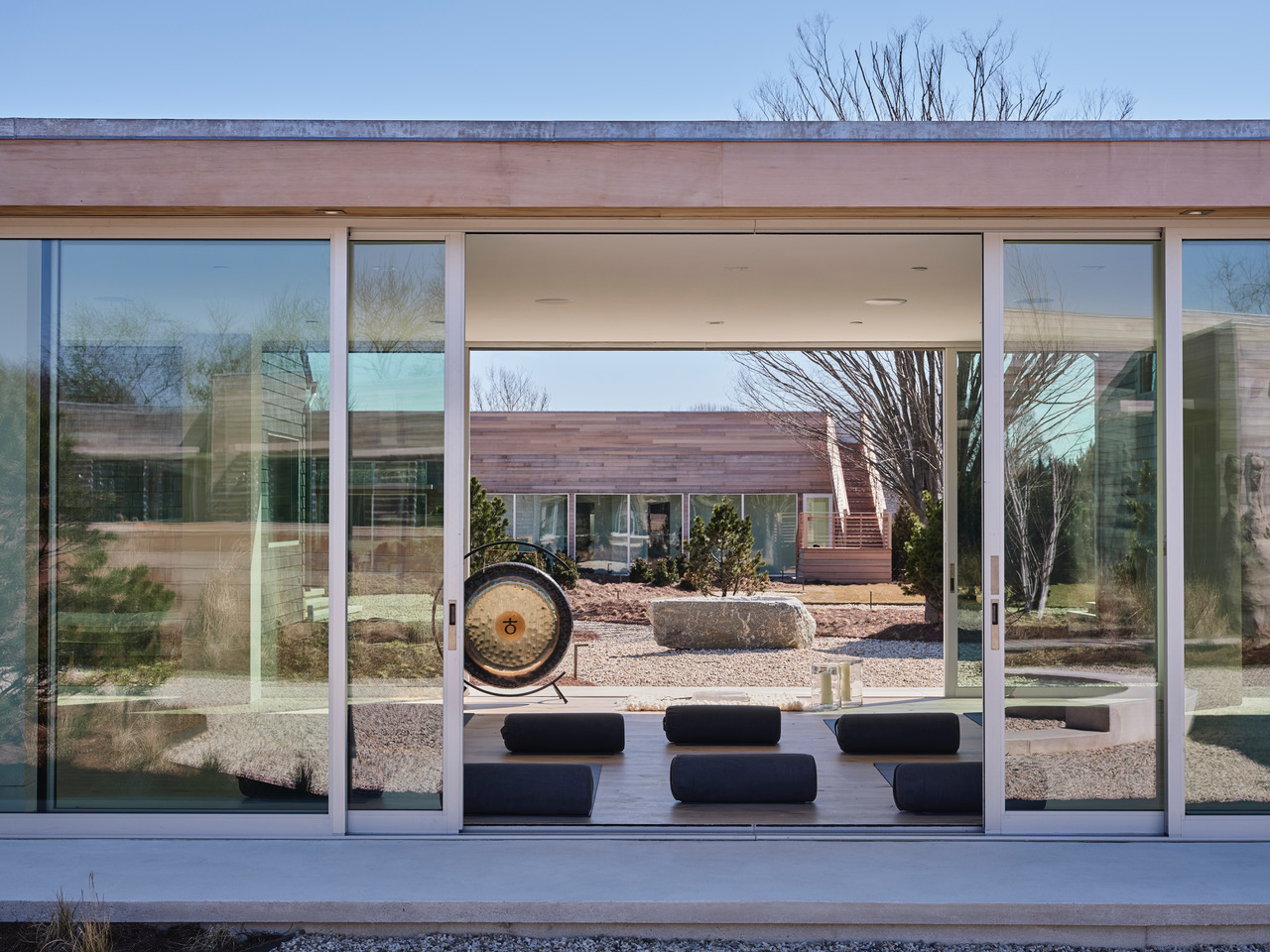 Shou Sugi Ban House Meditation Hall