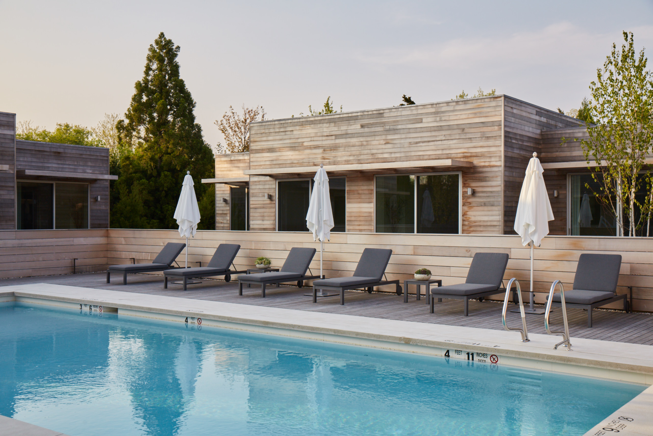 Shou Sugi Ban House Pool