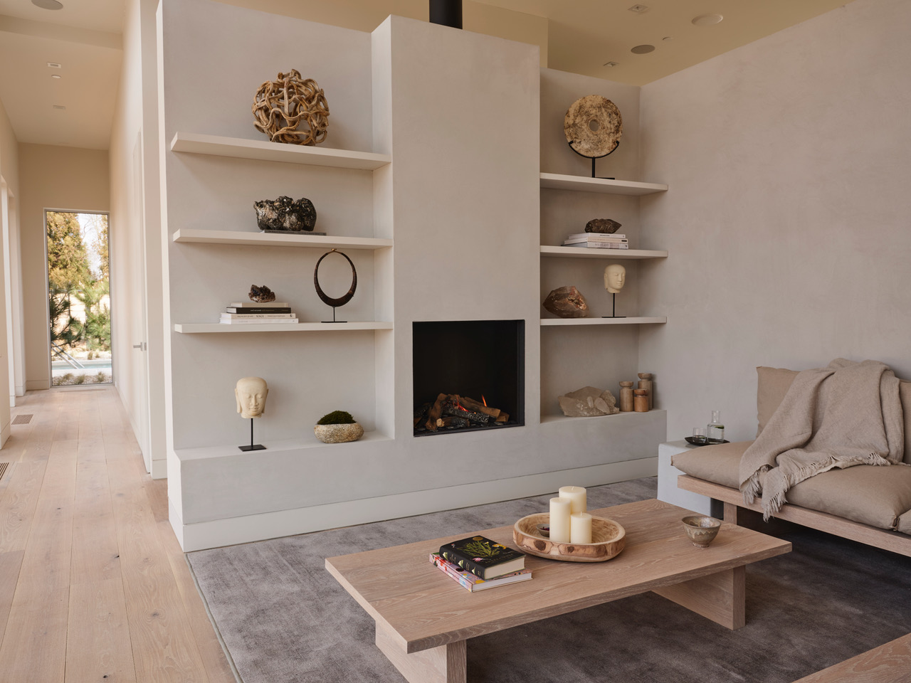 Shou Sugi Ban Spa Relaxation Lounge