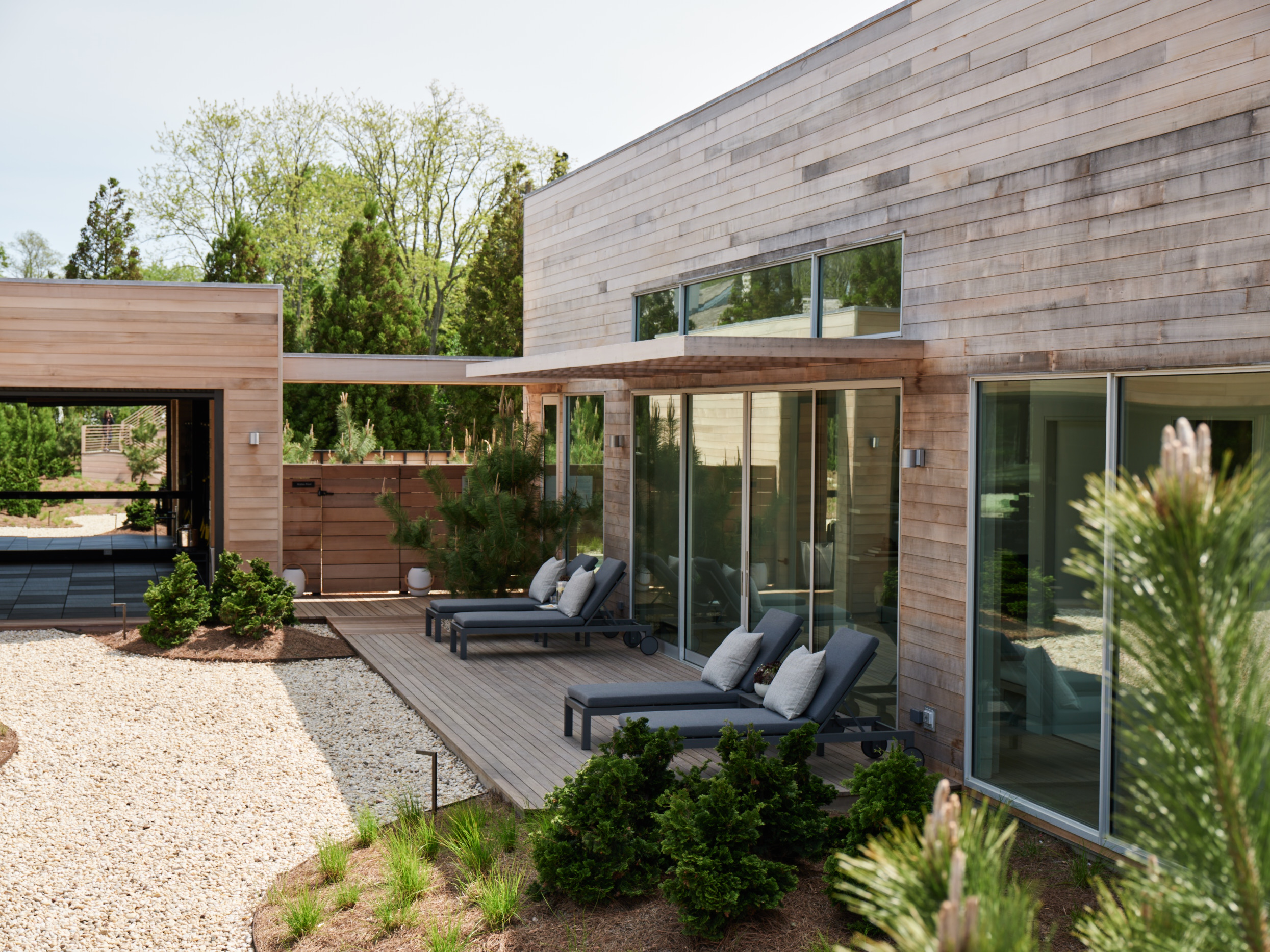 Shou Sugi Ban Spa Deck + Movement Pavilion
