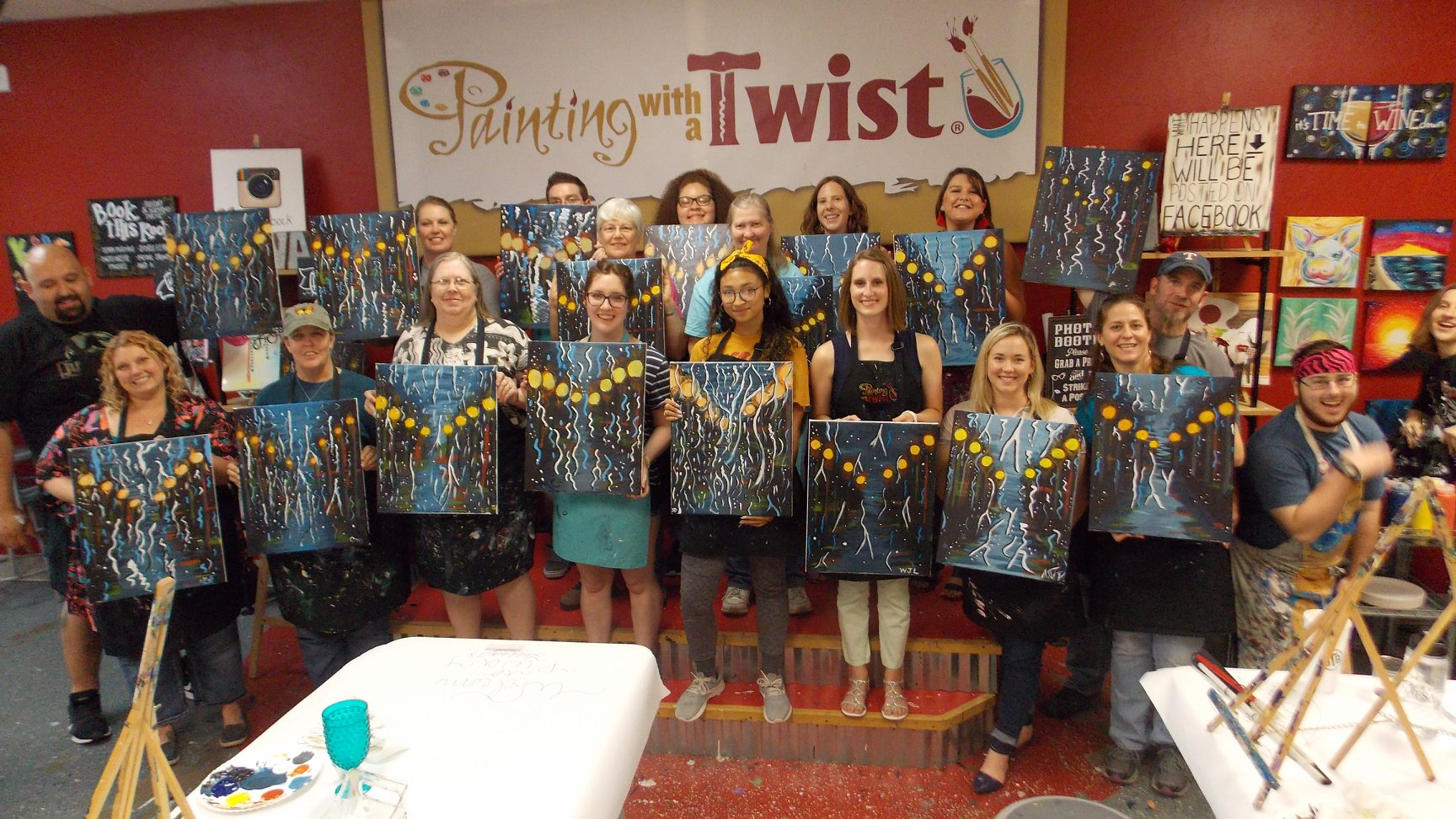 Painting With a Twist Visit Lubbock