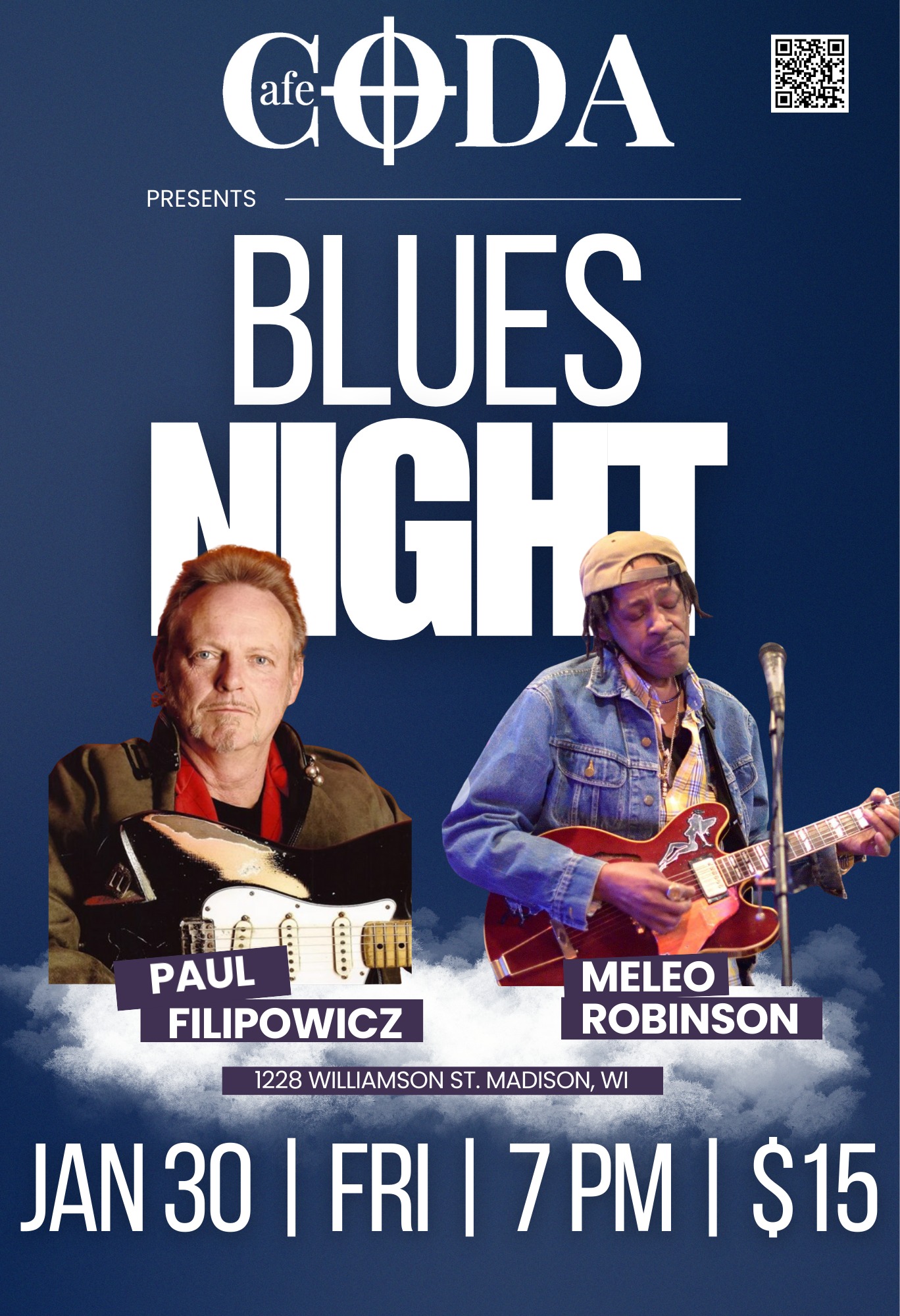 Paul Filipowicz & Meleo Robinson – Blues Night | Madison, WI Paul Filipowicz & Meleo Robinson – Blues Night | Madison, WI