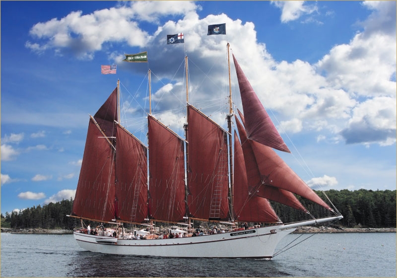 【maroon5】 WIND AND SEA 　F.C.R.B. Downeast Windjammer Cruises