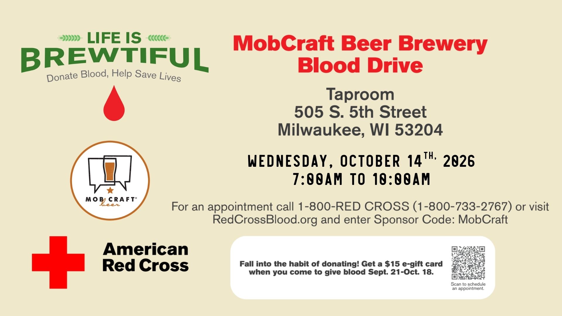 Red Cross Blood Drive | Milwaukee, WI 53204