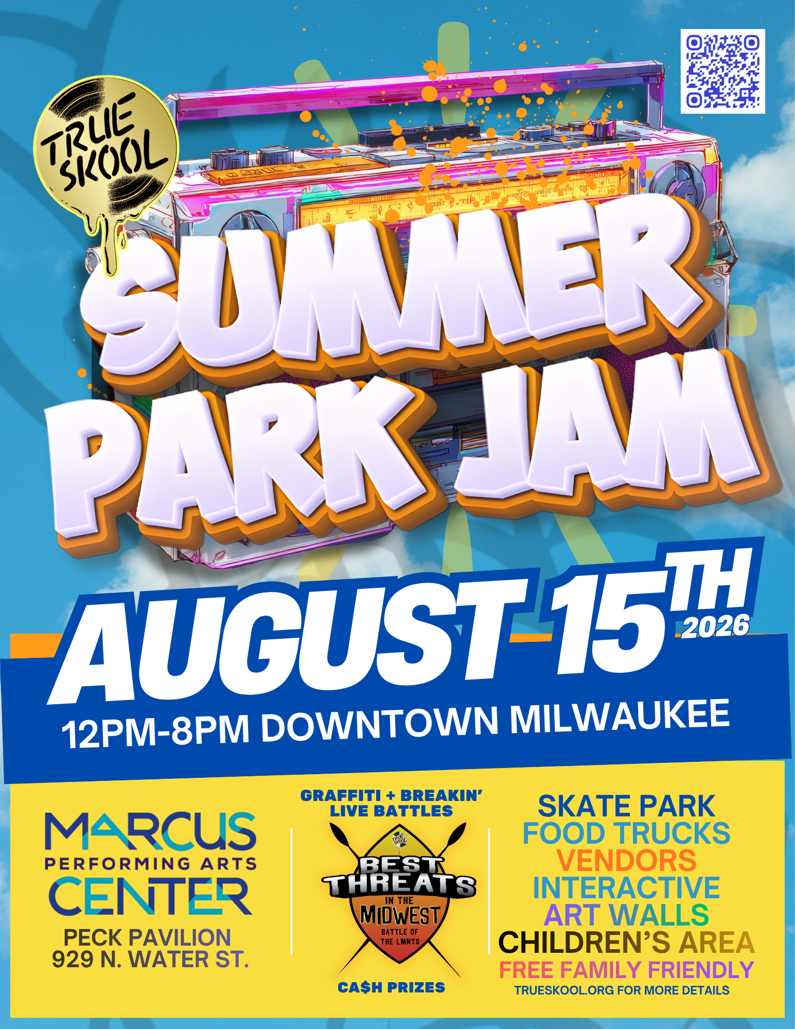 SUMMER PARK JAM WEEKEND 2026 | MILWAUKEE, 53203, WI 53203