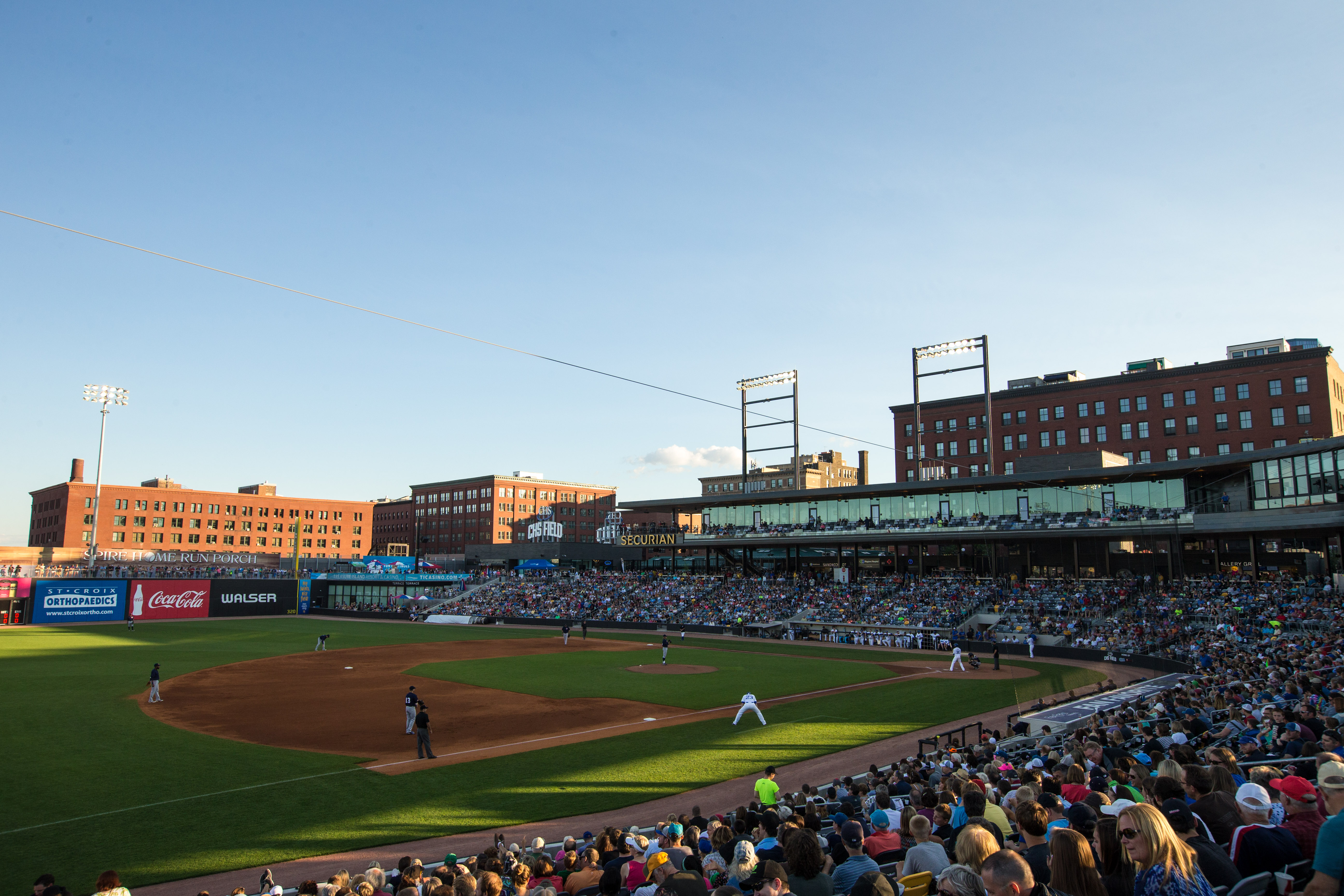 The View from Left Field at CHS Field Editorial Stock Photo - Image of  team, hamline: 55681843