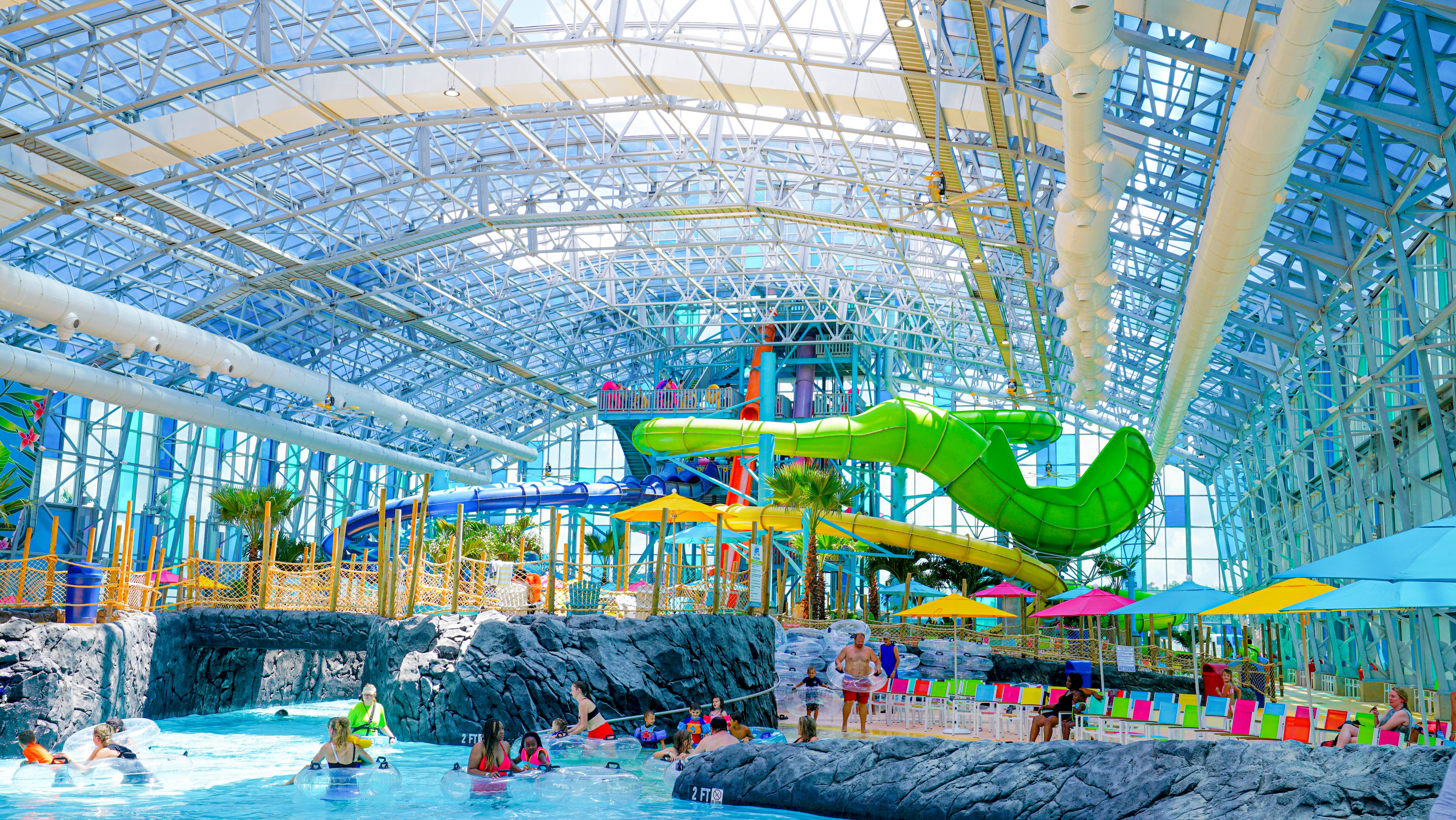 Theme Park Attractions – Tropic Fallls at OWA, Foley AL