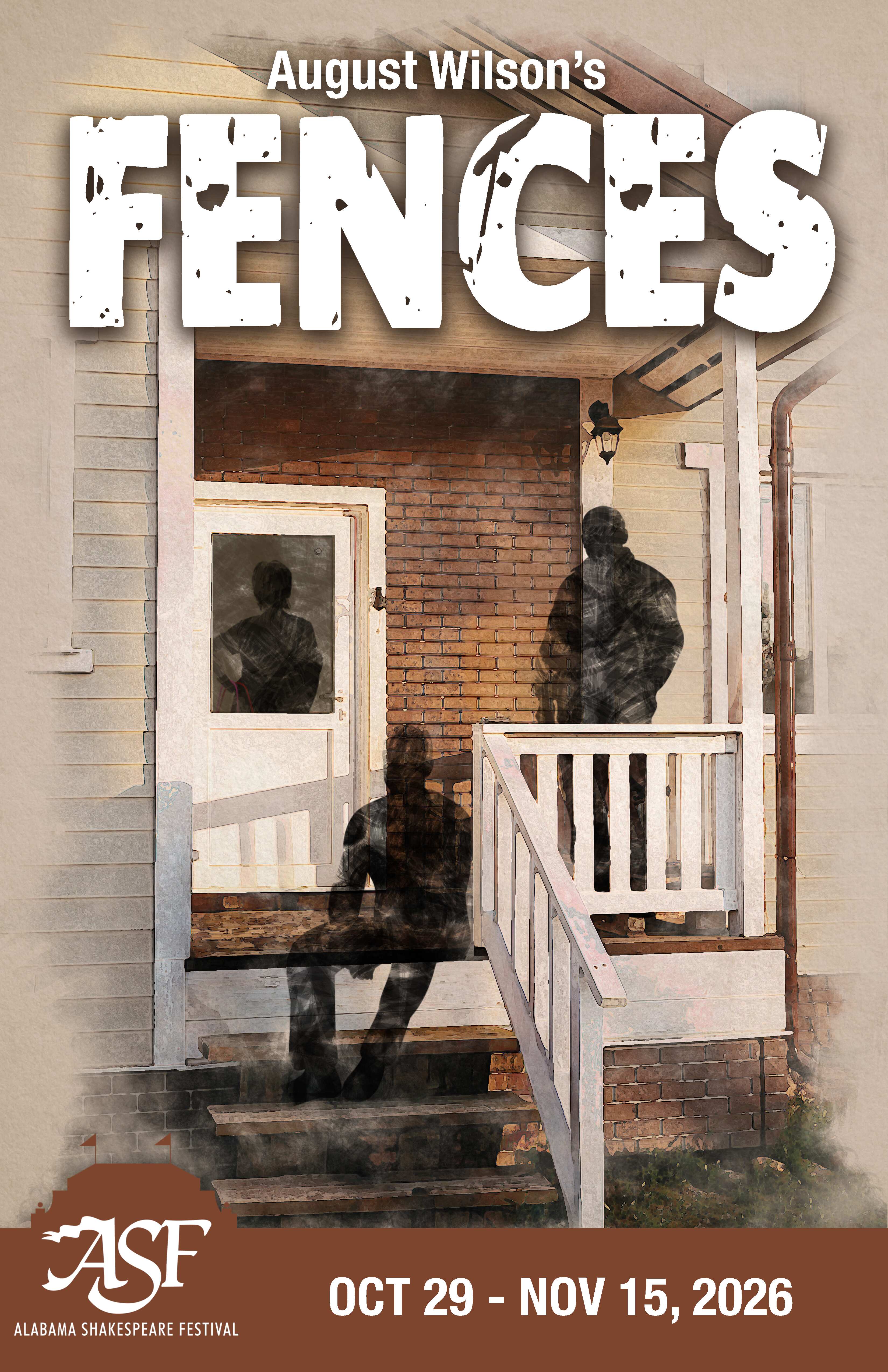 flyer for AUGUST WILSON'S FENCES