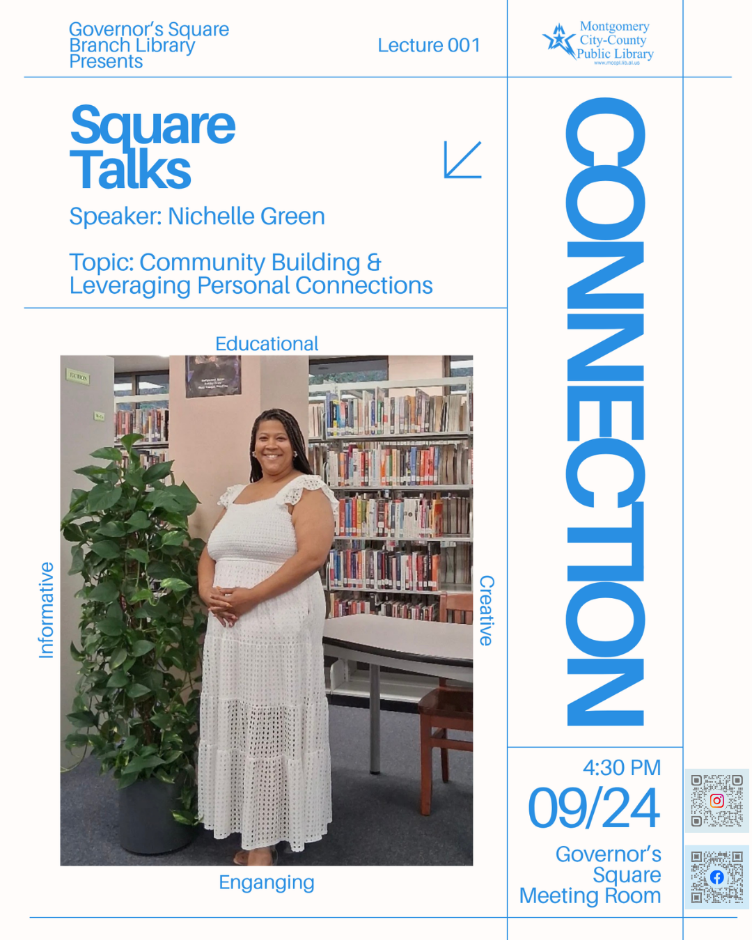 flyer for Square Talks