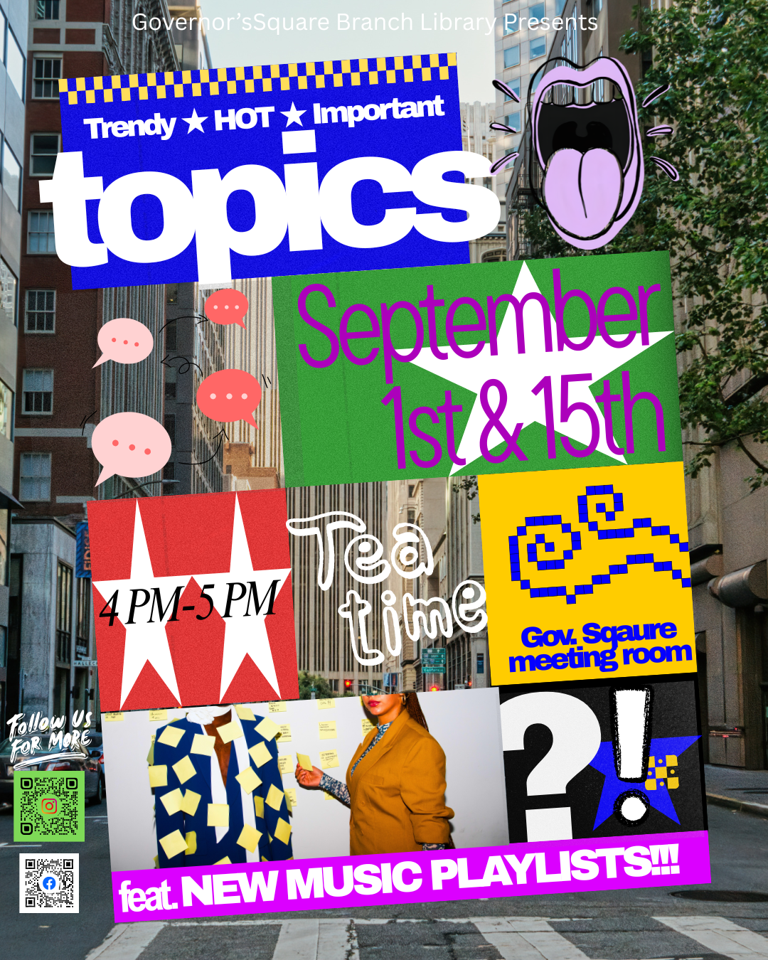 flyer for Hot Topics!