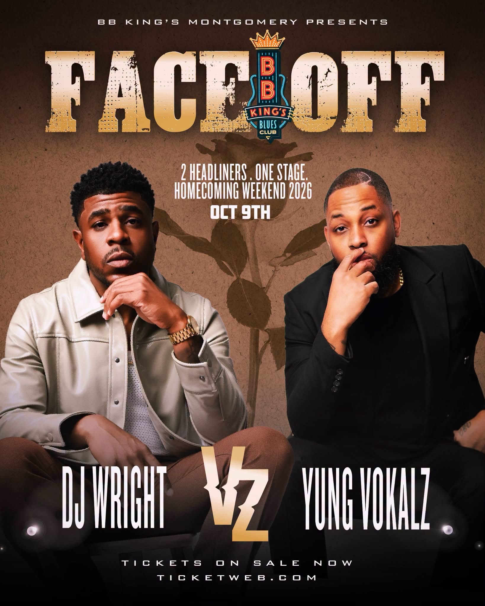 Flyer for Face Off: Homecoming Bash!