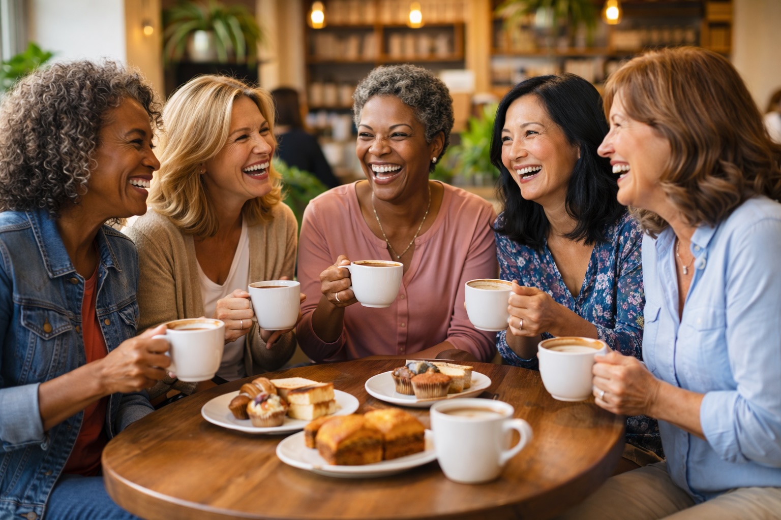 flyer for Newcomers Club Get Acquaited Coffee