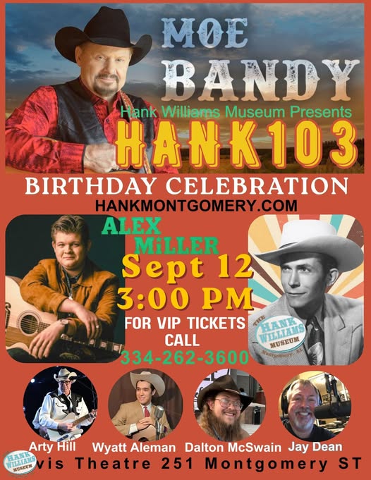 flyer for HANK 103 Birthday