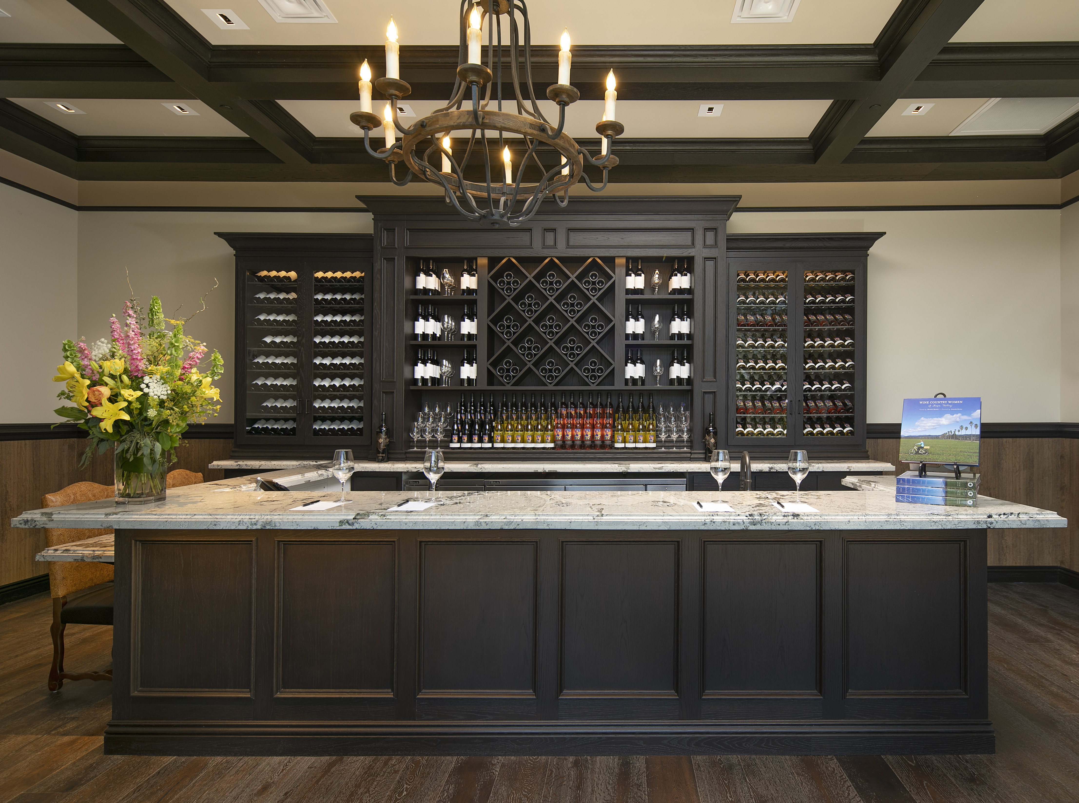 The Napa Wine Bottle Chandelier The Napa Wine Bottle Chandelier