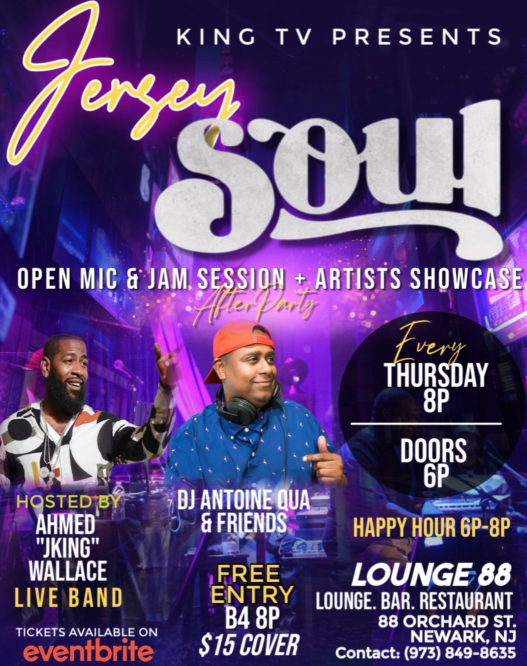 Elliott James | LOUNGE 88 | Newark, NJ 30329