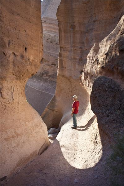 Tent rocks slot canyon trail