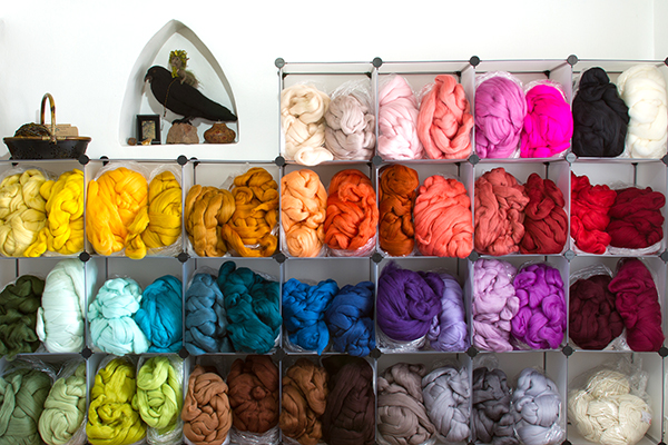 23 Micron Merino Wool Top Roving for felting, spinning, macraweave — Santa  Fe Wool & Supply Co