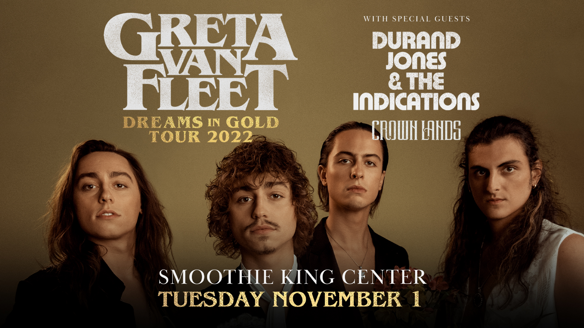 Greta Van Fleet 2022 Tour Dates