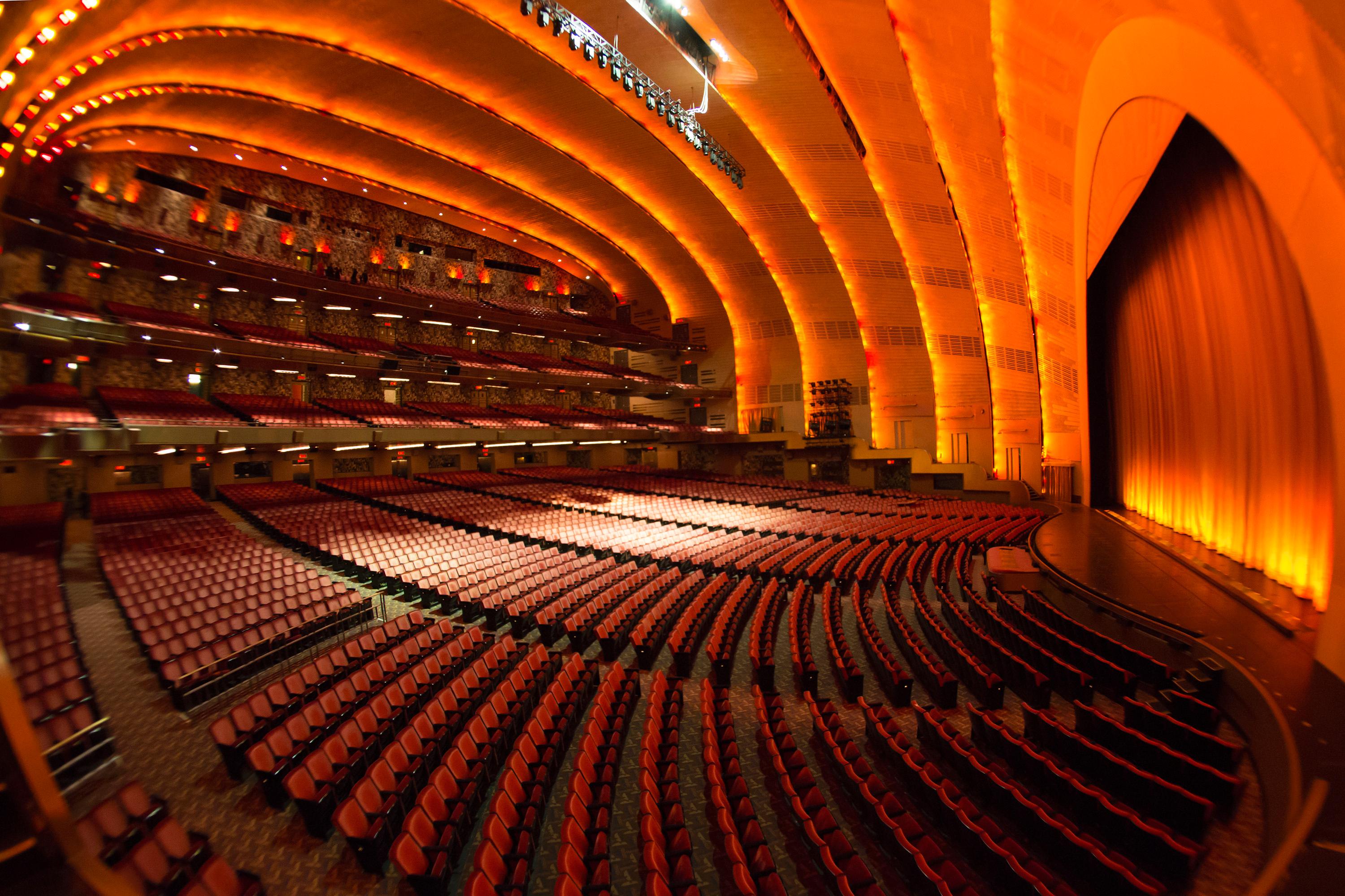 Radio City Music Hall Theater Seating Chart