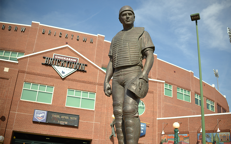 Oklahoma Legend Johnny Bench At the Bricktown Ballpark on Sunday