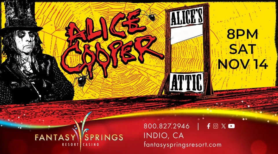 Alice Cooper: Alice's Attic Tour | Indio, CA