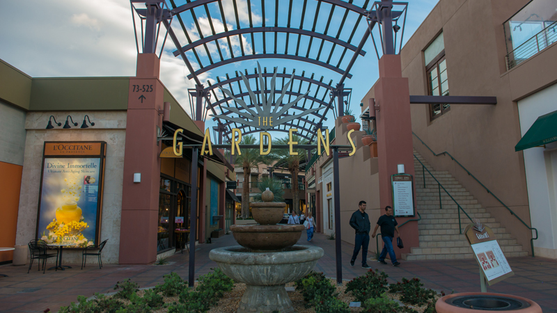 The Gardens on El Paseo , shop, dine and gather