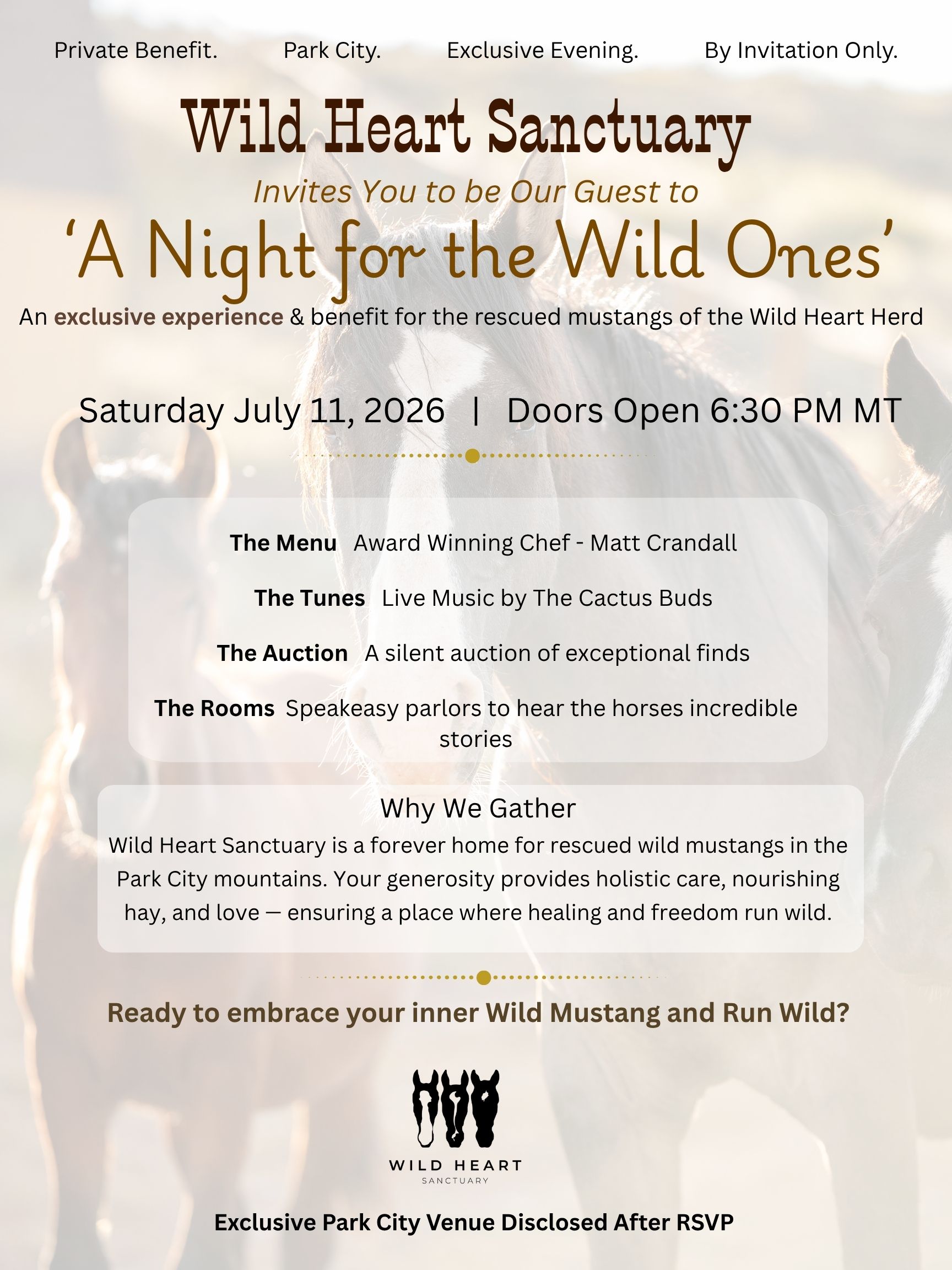 Fundraiser- A Night for the Wild Ones