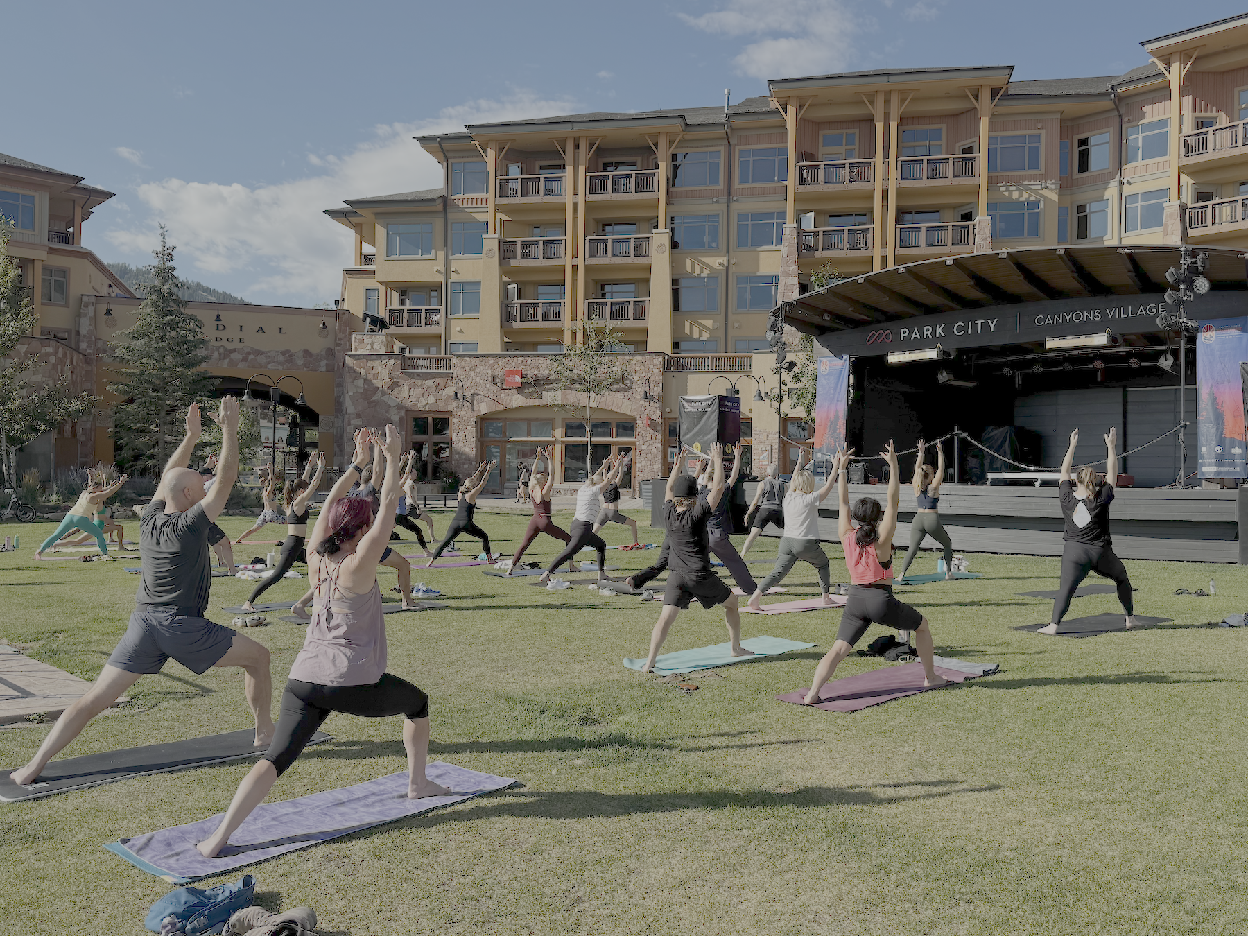 Flow in the Forum - Outdoor Yoga at Canyons Village
