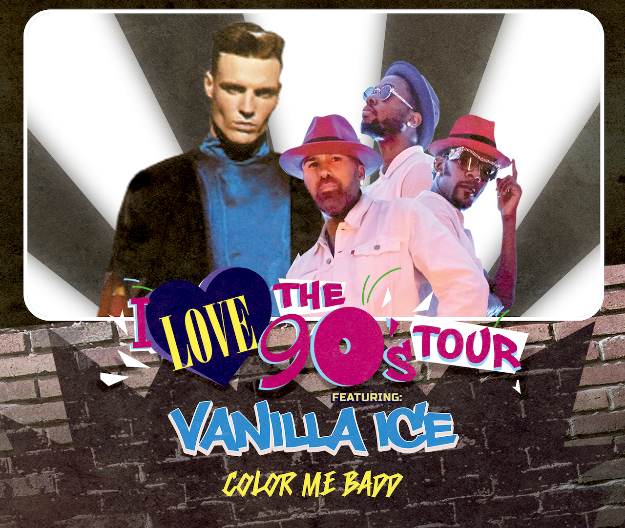 I Love the 90s with Vanilla Ice and Color Me Badd