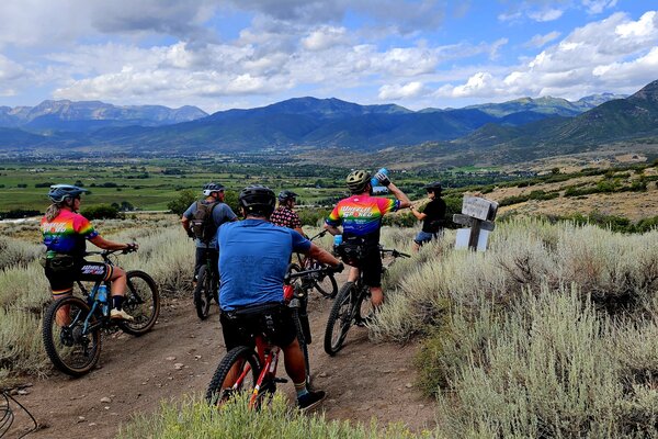 Group Trail Ride on WOW with Wasatch Trails Foundation