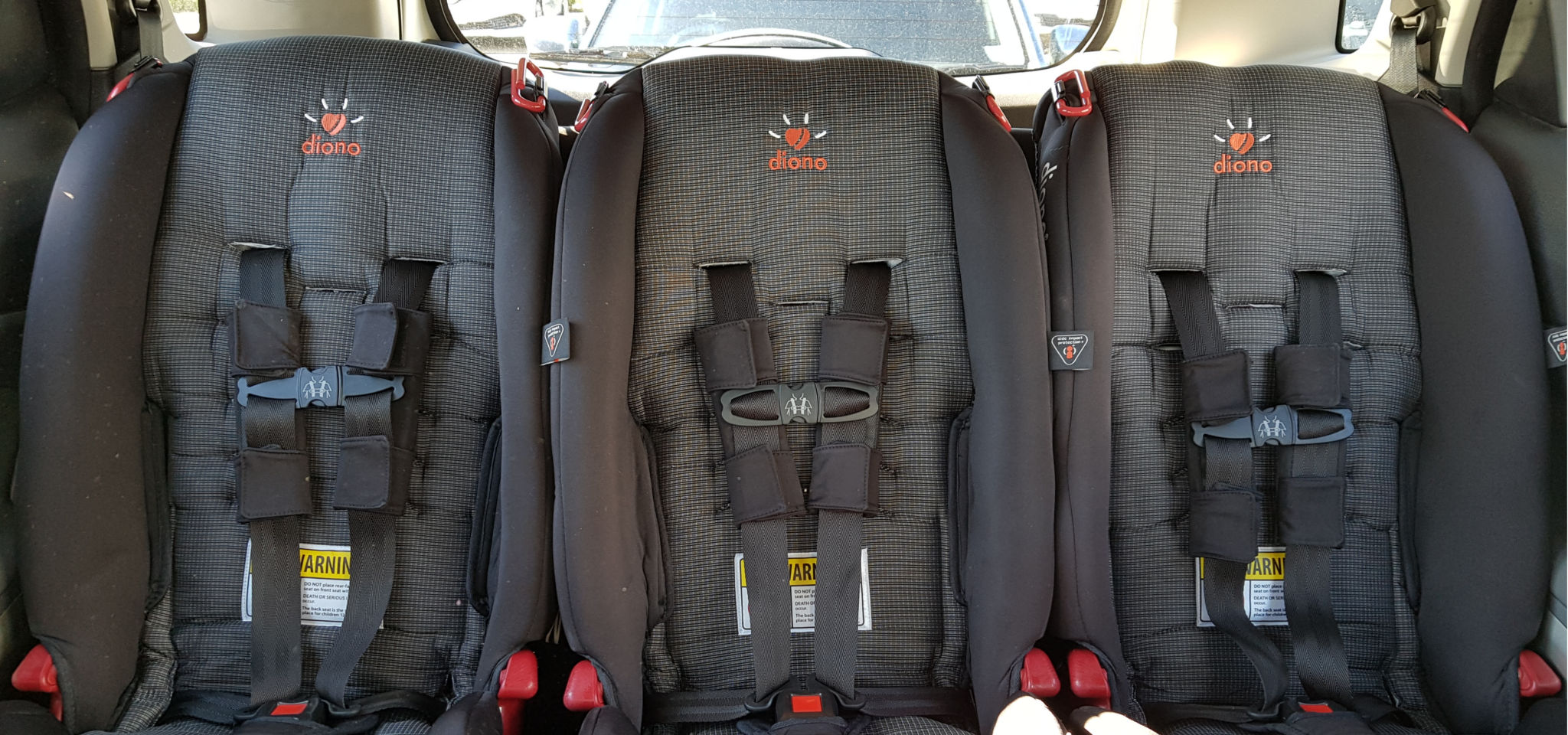 Cars that fit 3 2024 carseats in backseat nz