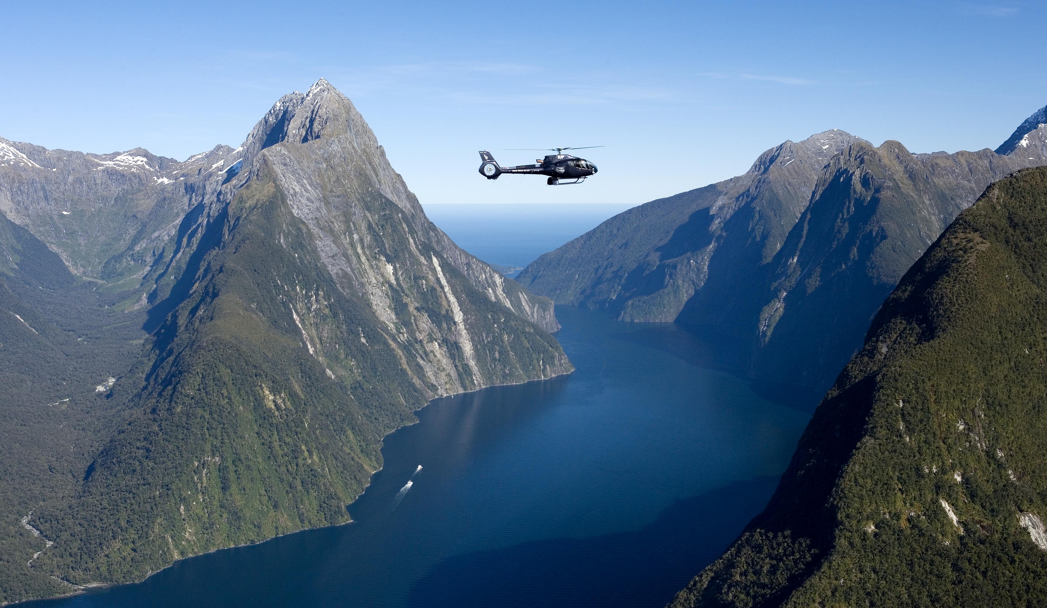 Milford & Fiordland Highlights | Over The Top Helicopters ...