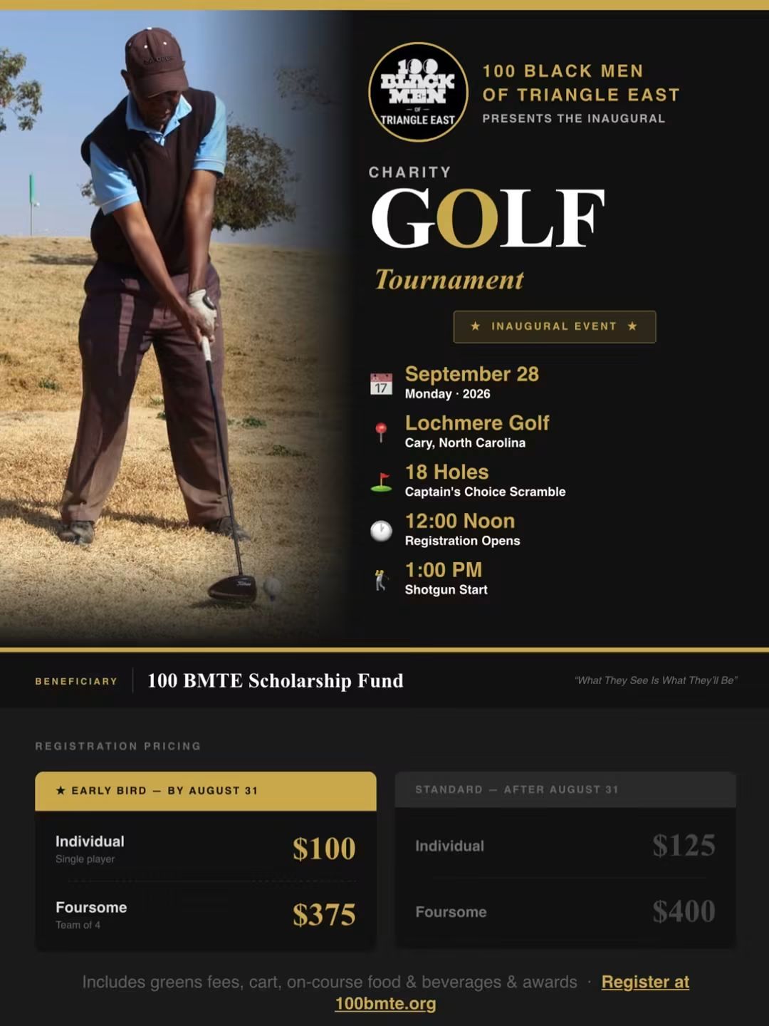 100BMTE Charity Golf Tournament