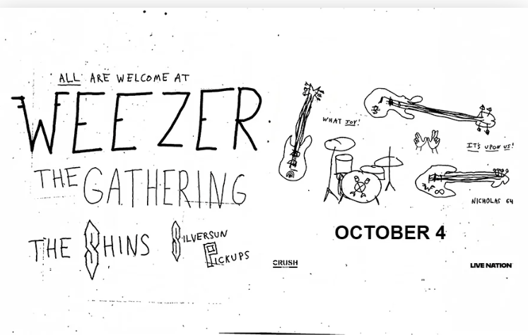Weezer - The Gathering Tour with The Shins & Silversun Pickups