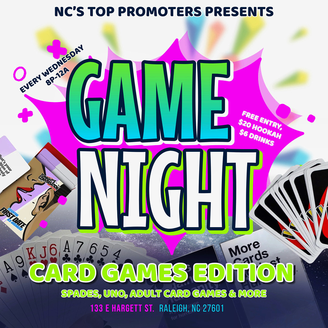 Game Night at Halftime Lounge - Card Game Edition