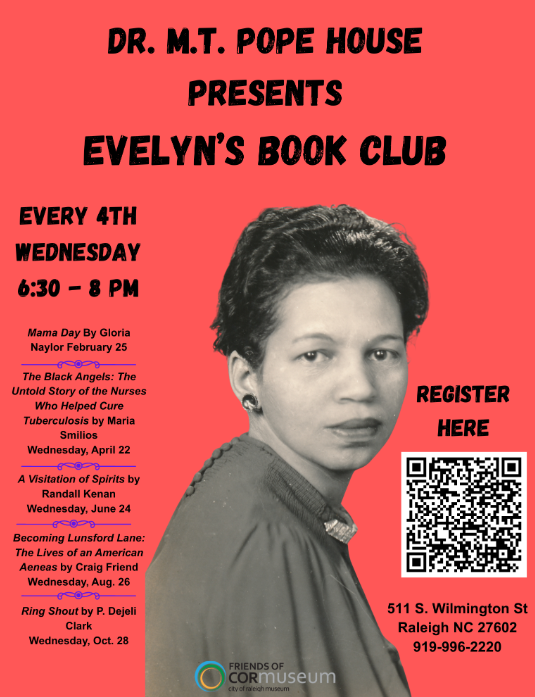 Dr., M.T. Pope House Presents Evelyn's Book Club