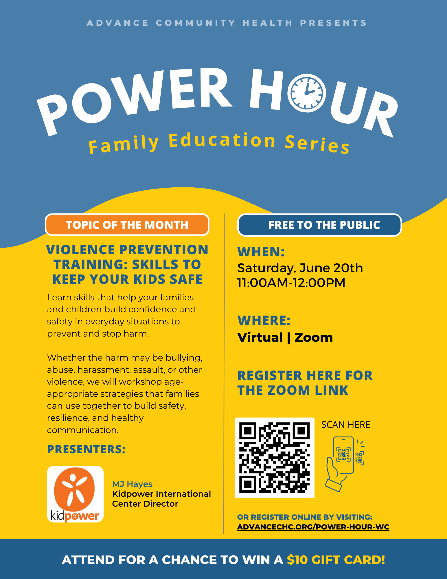 Wake County Power Hour: Family Education Series