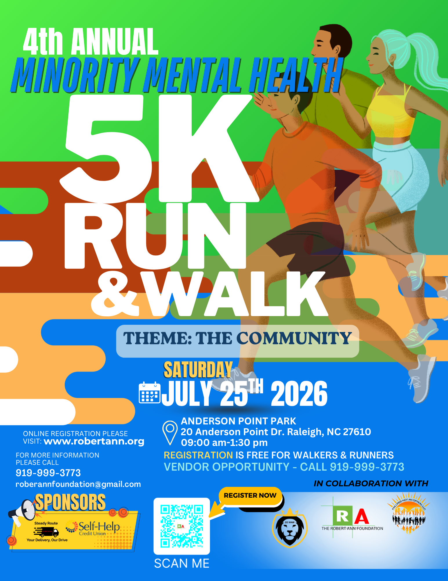 Minority Mental Health 5K Walk & Run
