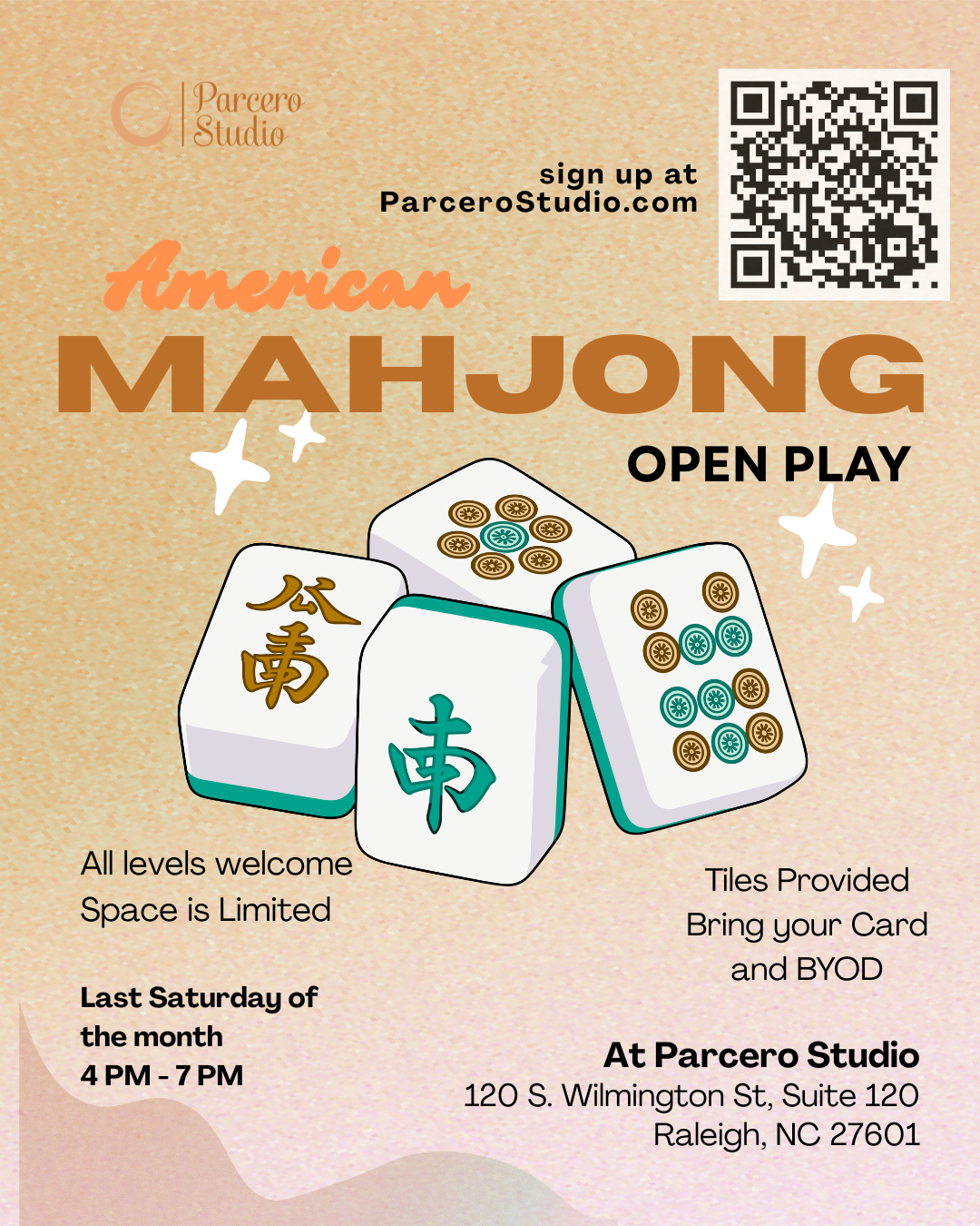 Last Saturday Mahjong at Parcero