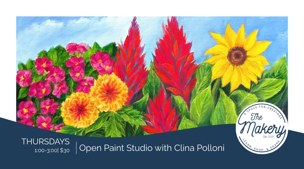 Painting Studio with Clina Polloni