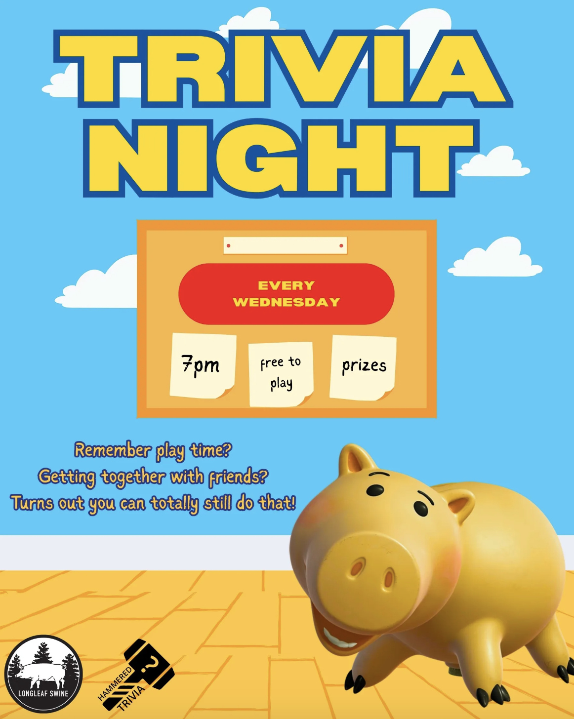 Trivia Night at Longleaf Swine