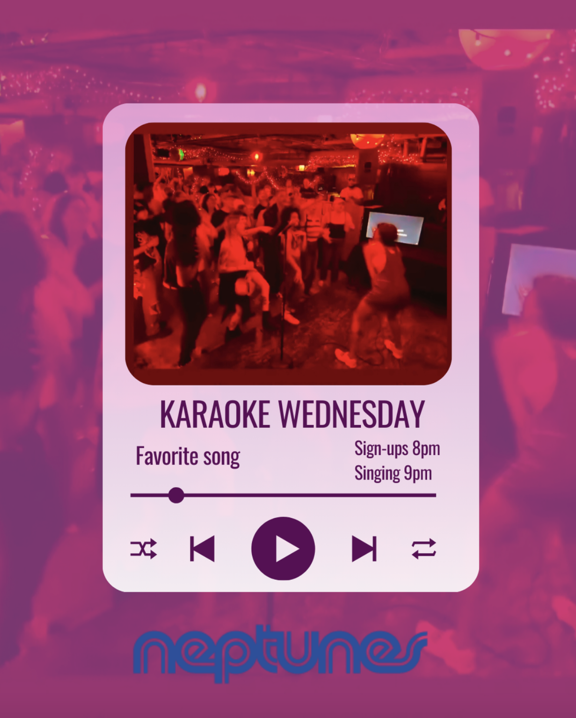 Wednesday Night Karaoke at Neptunes