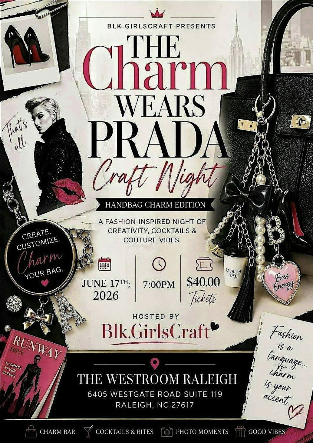 Handbag Charm Craft Night