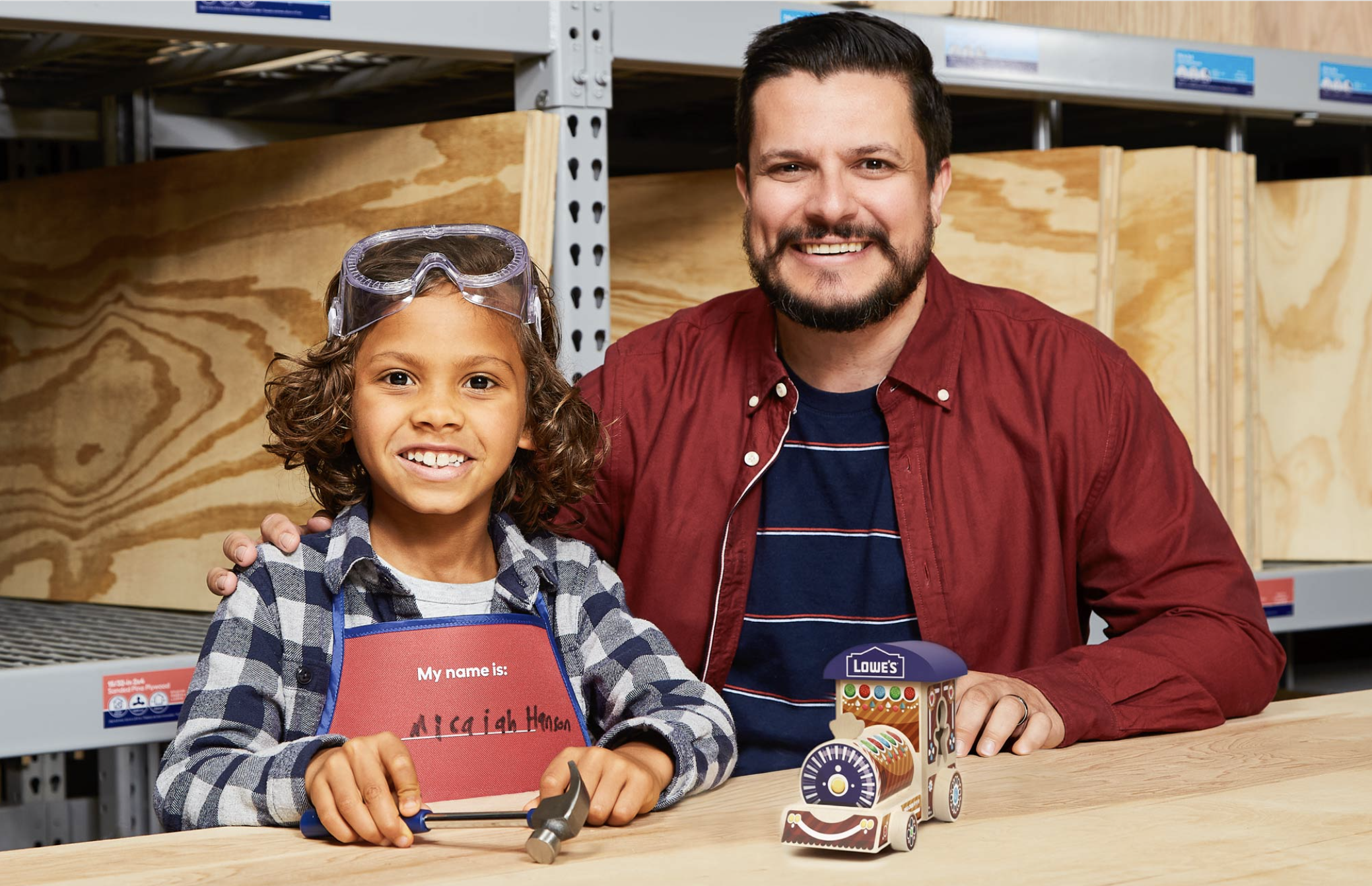 Holiday Engine Workshop at Lowe's